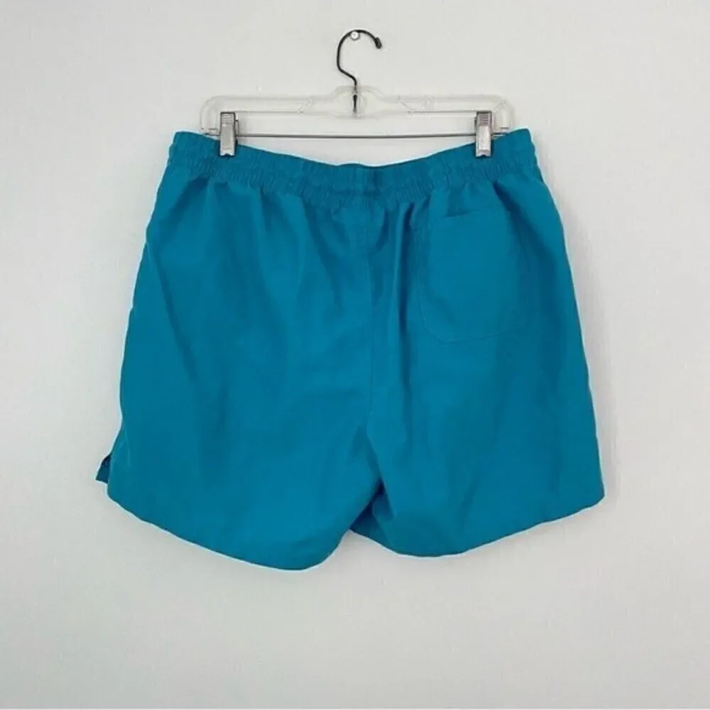 Goodfellow & Co shorts mens bright blue lined swim trucks large new